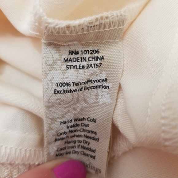 Soft Surroundings | Sonja Embroidered Tencel Top - Picture 6 of 8